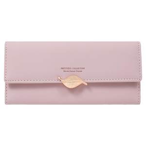 Wallet Ladies 2025 new hot model large capacity women's long wallet small fresh leaf card bag clutch women Wallet Ladies 2025 new hot model large capacity women's long wallet small fresh leaf card bag clutch women