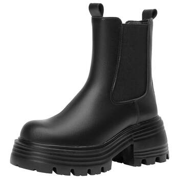 Chimney boots casual elegant thick heel cover high heels
 Chimney boots casual elegant thick heel cover high heels