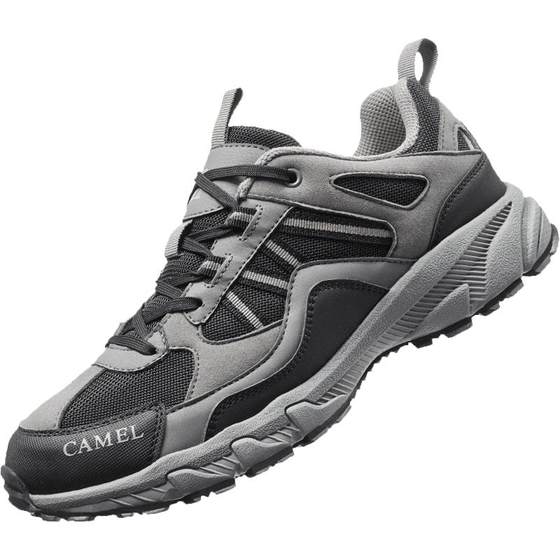 Camel Panlong hiking shoes outdoor thick sole hiking shoes non-slip autumn men's sports shoes running mountain off-road shoes for women Camel Panlong hiking shoes outdoor thick sole hiking shoes non-slip autumn men's sports shoes running mountain off-road shoes for women