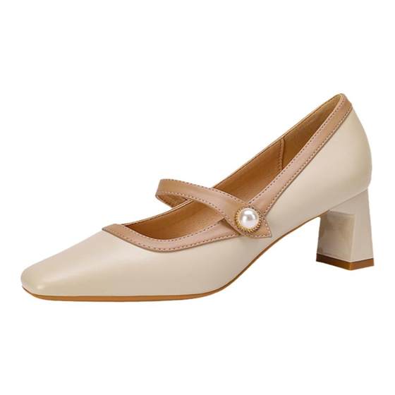 DUWEE French Little Flavor Mary Jane Shoes Women's Design High Heels Thick Heels Women's Shoes Square Toe Gentle Single Shoes
DUWEE French Little Flavor Mary Jane Shoes Women's Design High Heels Thick Heels Women's Shoes Square Toe Gentle Single Shoes
