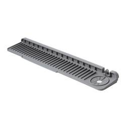 Drain pad designed for side faucet sinks Drain pad designed for side faucet sinks