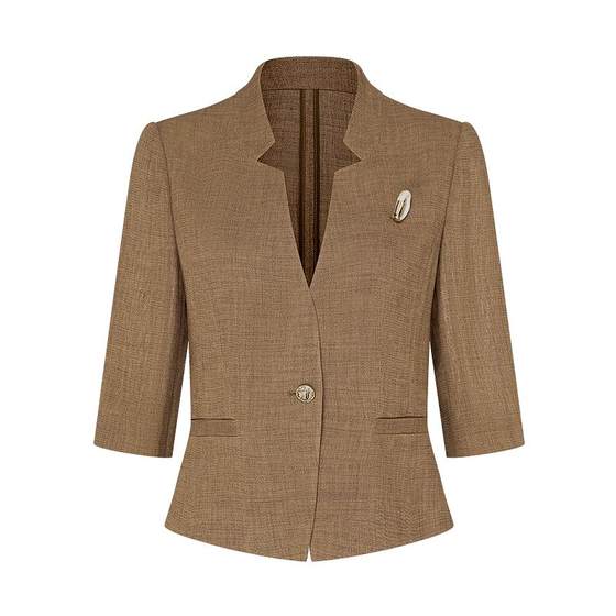 Yingzhishang San acetate light high-end suit short waist coat for women commuting slim professional suit for women
Yingzhishang San acetate light high-end suit short waist coat for women commuting slim professional suit for women