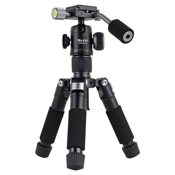 Xiletu FM5C2 Mini Tripod Portable Desktop Micro Single SR Camera Photography Video Reverse Folding Telescopic Bracket Mobile Live Time-lapse Gambit Accessories Concert Climbing Tripod
Xiletu FM5C2 Mini Tripod Portable Desktop Micro Single SR Camera Photography Video Reverse Folding Telescopic Bracket Mobile Live Time-lapse Gambit Accessories Concert Climbing Tripod