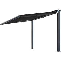 Purple leaf double opening awning retractable awning parking shed Purple leaf double opening awning retractable awning parking shed