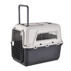 Air China pet air box dog check-in box medium and large dog car dog cage portable trolley cat air box Air China pet air box dog check-in box medium and large dog car dog cage portable trolley cat air box