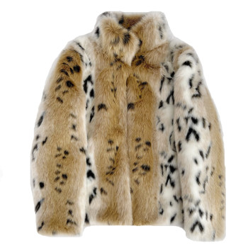 Retro outfit~Fashionable leopard print fur jacket for women 
Retro outfit~Fashionable leopard print fur jacket for women