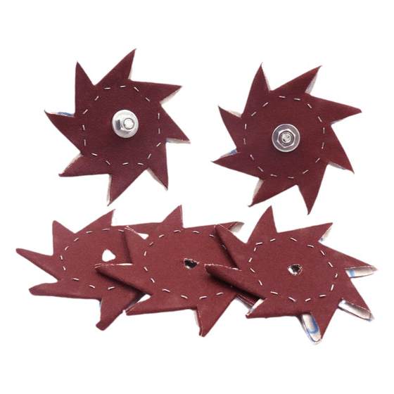 Star anise sandpaper eight-petal sandpaper sheet double-layer cliff cypress root carving woodworking furniture burr fine gap polishing sand cloth
Star anise sandpaper eight-petal sandpaper sheet double-layer cliff cypress root carving woodworking furniture burr fine gap polishing sand cloth