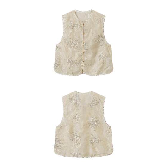 dfvc new Chinese style thin vest for women 2025 summer new heavy industry sequin embroidered vest jacket
dfvc new Chinese style thin vest for women 2025 summer new heavy industry sequin embroidered vest jacket