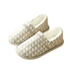 Winter cotton slippers for women with velvet thick-soled indoor anti-slip home shoes for autumn and winter thickened warm maternity slippers Winter cotton slippers for women with velvet thick-soled indoor anti-slip home shoes for autumn and winter thickened warm maternity slippers