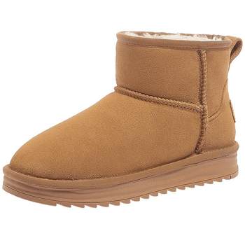 Camel snow boots plus fleece warm short boots 
Camel snow boots plus fleece warm short boots