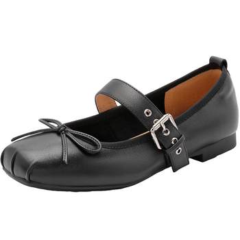 Xuan Lu's same Belle women's shoes new light mouth flat single shoes ballet silver Mary Jane shoes B4Y1DCQ4
 Xuan Lu's same Belle women's shoes new light mouth flat single shoes ballet silver Mary Jane shoes B4Y1DCQ4