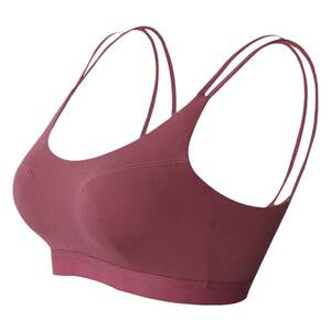 DCW fine shoulder strap sports underwear female integrated running gathers fitness bray sexy beauty back yoga vest thin
 DCW fine shoulder strap sports underwear female integrated running gathers fitness bray sexy beauty back yoga vest thin