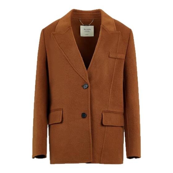 DTLANDO winter women's loose single row double buckle mid-length wool coat jacket
DTLANDO winter women's loose single row double buckle mid-length wool coat jacket