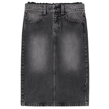 MissSixty lace patchwork denim midi skirt MissSixty lace patchwork denim midi skirt