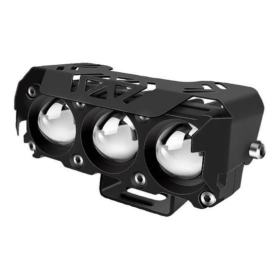 Electric vehicle spotlights, motorcycle bright paving lights, three-eye lens, two-color high and low beam LED external flash spotlights 
Electric vehicle spotlights, motorcycle bright paving lights, three-eye lens, two-color high and low beam LED external flash spotlights