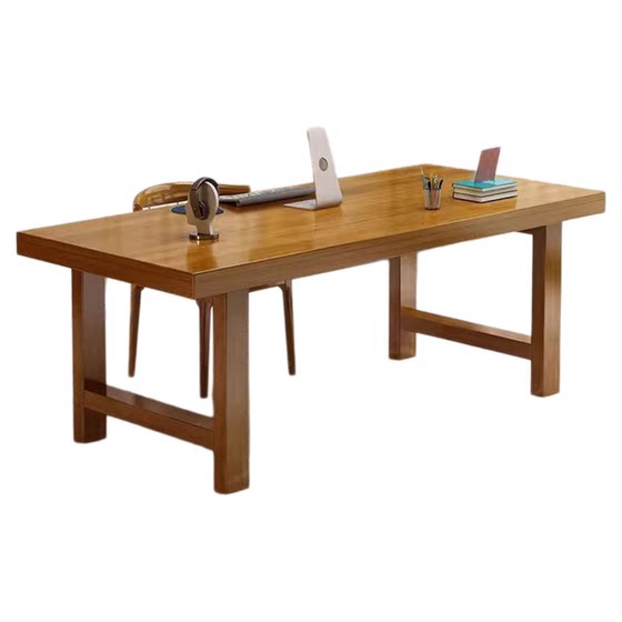 Pure solid wood computer desk desk bedroom home study desk double e-sports desk work bench large panel desk 
Pure solid wood computer desk desk bedroom home study desk double e-sports desk work bench large panel desk