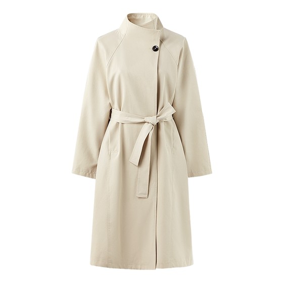 Qiushui Yiren Simple Commuter Small Korean Stand Collar Trench Coat 2025 Autumn Fashion H-Shaped Jacket
Qiushui Yiren Simple Commuter Small Korean Stand Collar Trench Coat 2025 Autumn Fashion H-Shaped Jacket