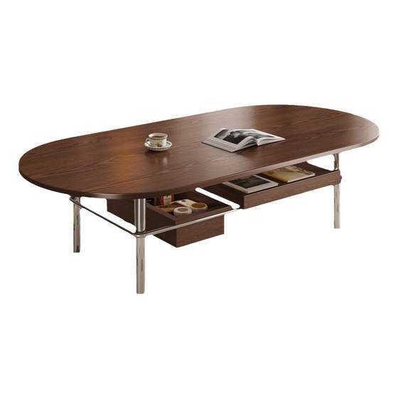Pashaman solid wood coffee table new style living room and household small apartment medieval style storage oval stainless steel small tea table
Pashaman solid wood coffee table new style living room and household small apartment medieval style storage oval stainless steel small tea table