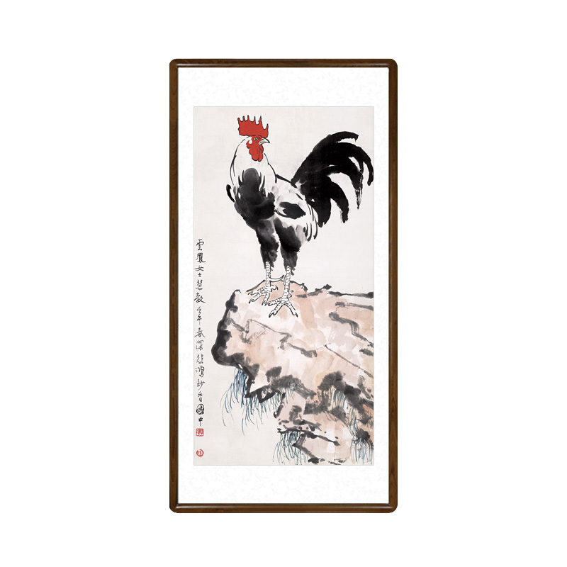 徐悲鴻の鶏の絵 - 新しい中国風の壁画