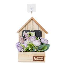 Log cabin pastoral floral Nordic wall hangings Log cabin pastoral floral Nordic wall hangings