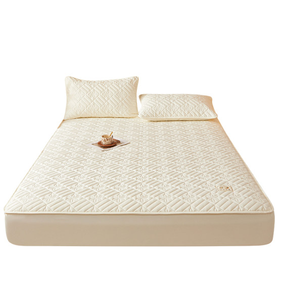 Class A washing cotton waterproof wet cover cotton thickened mattress protective cover student bed cover bed cover sheet 
Class A washing cotton waterproof wet cover cotton thickened mattress protective cover student bed cover bed cover sheet