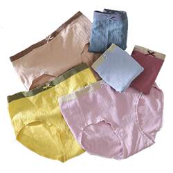 Women's pure cotton crotch breathable mid-high waist mom panties Women's pure cotton crotch breathable mid-high waist mom panties