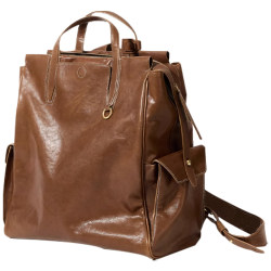 Leather large capacity computer backpack Leather large capacity computer backpack