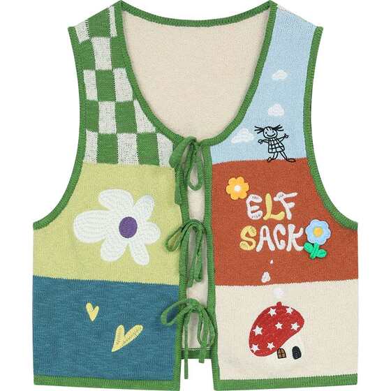 Fairy Pocket Forest Contrast Embroidered Knitted Vest for Women 2025 Early Autumn New Exterior Pair Layered Thin Knitted Shoulder
Fairy Pocket Forest Contrast Embroidered Knitted Vest for Women 2025 Early Autumn New Exterior Pair Layered Thin Knitted Shoulder