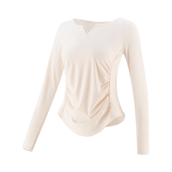 Plus size yoga wear women's long-sleeved sports tops 2025 new V-neck slim quick-drying clothes fat mm fitness wear suit 
Plus size yoga wear women's long-sleeved sports tops 2025 new V-neck slim quick-drying clothes fat mm fitness wear suit