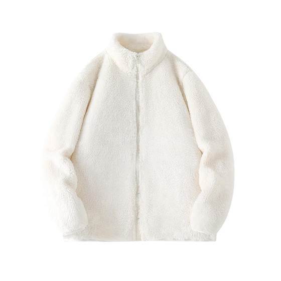 KWV Zhenweis fleece jacket for women in autumn and winter 2025 new style with added fleece cardigan, small plush jacket for women KWV Zhenweis fleece jacket for women in autumn and winter 2025 new style with added fleece cardigan, small plush jacket for women