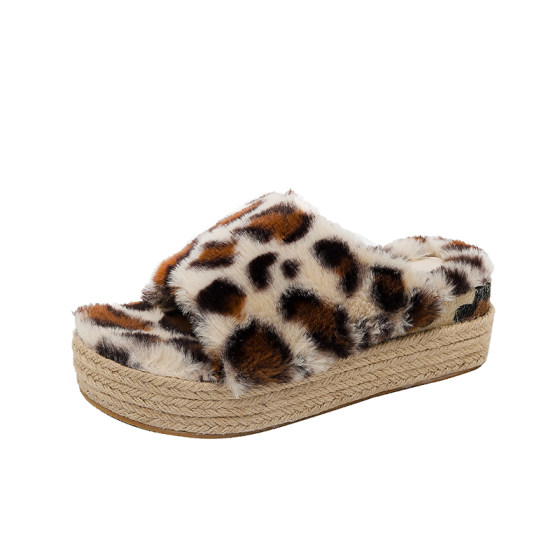 Women's 2025 autumn and winter new Korean style sponge cake thick-soled shoes hemp rope leopard print heightened home flip flops
Women's 2025 autumn and winter new Korean style sponge cake thick-soled shoes hemp rope leopard print heightened home flip flops