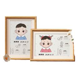 DIY homemade umbilical cord commemorative photo frame DIY homemade umbilical cord commemorative photo frame