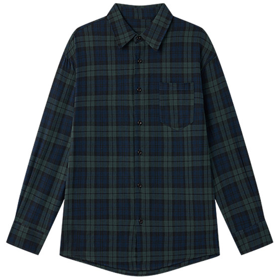 Halo Luu blue plaid shirt for women in autumn Korean style casual loose lazy style retro jacket long sleeve shirt
Halo Luu blue plaid shirt for women in autumn Korean style casual loose lazy style retro jacket long sleeve shirt