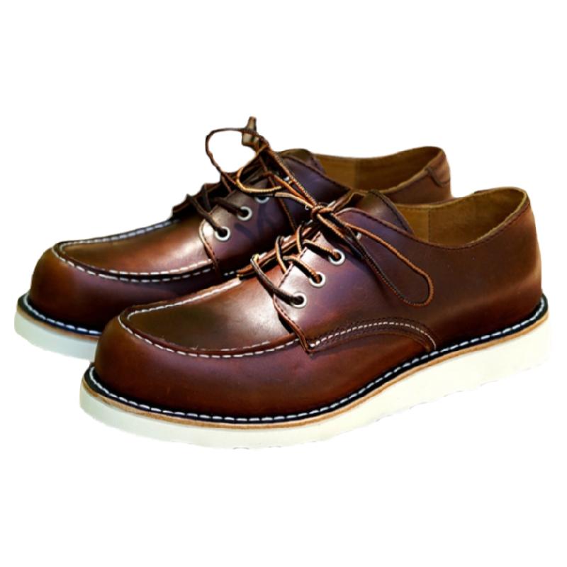 LENO&CO GENUINE GOODYEAR WELTサービスシューズ　6D Task Shoes (Vintage Brown) Goodyear Welted – Craft & Glory