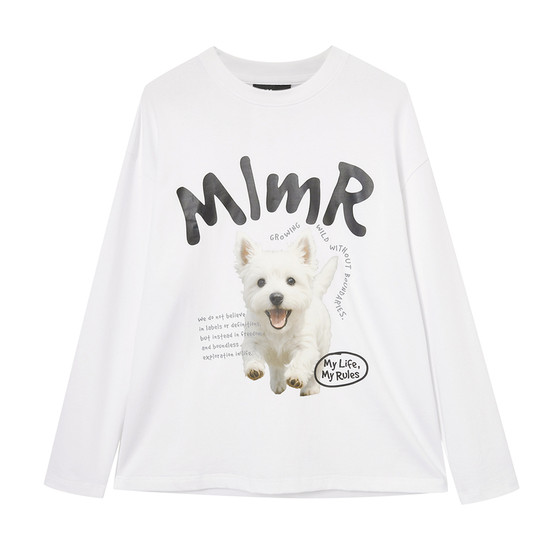 MLMR design funny pet dog long-sleeved base T-shirt top for men and women
MLMR design funny pet dog long-sleeved base T-shirt top for men and women