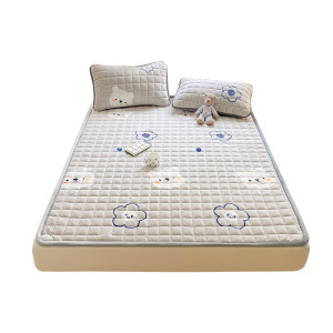 Class A mother-child grade thickened and warm milk velvet mattress blanket single mattress mattress anti-slip 1 
Class A mother-child grade thickened and warm milk velvet mattress blanket single mattress mattress anti-slip 1