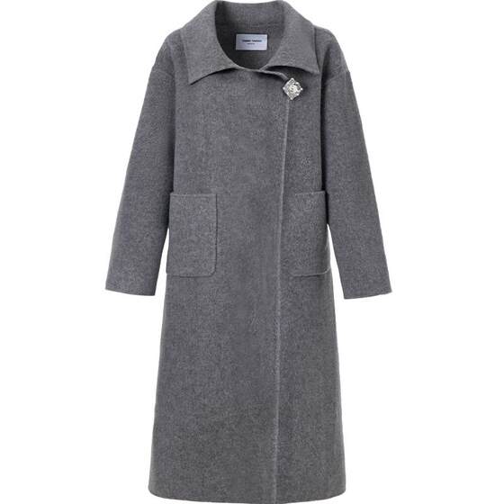 The same style of sugar in the mall, Lao Qian Jingshe high-end woolen coat for women, winter long wool double-sided woolen coat
The same style of sugar in the mall, Lao Qian Jingshe high-end woolen coat for women, winter long wool double-sided woolen coat