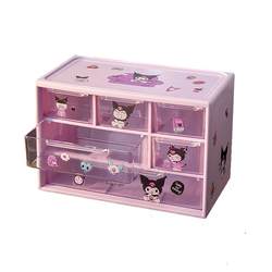 Desktop storage box with cute students Desktop storage box with cute students