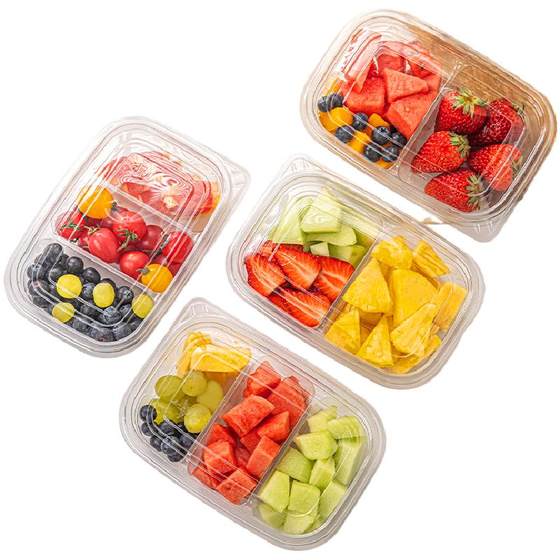 Disposable fruit packaging box Double-pinned fruit cut bento fruit platter transparent packaging Spring outing picnic takeaway box
Disposable fruit packaging box Double-pinned fruit cut bento fruit platter transparent packaging Spring outing picnic takeaway box