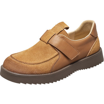 Yierkan thick-soled Birkenstock shoes for women 2025 winter new retro large size one-legged height-increasing loafers for women Yierkan thick-soled Birkenstock shoes for women 2025 winter new retro large size one-legged height-increasing loafers for women