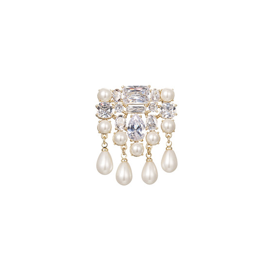 Shes Xizi Babier Brilliant Craft Pearl Pendant Brooch Brooch High-end Luxury Pincere Pinnacle Gift for Elders 
Shes Xizi Babier Brilliant Craft Pearl Pendant Brooch Brooch High-end Luxury Pincere Pinnacle Gift for Elders