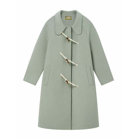 LLANO bean green double-sided wool handmade coat elegant horn button wool woolen women's mid-length thick jacket spring and winter
LLANO bean green double-sided wool handmade coat elegant horn button wool woolen women's mid-length thick jacket spring and winter