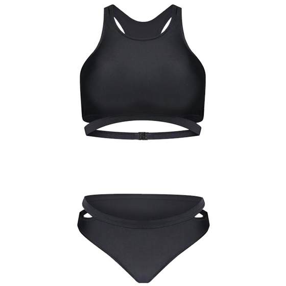 BE van der Ann sports split swimsuit women's black bikini European and American sexy big breasts gathered three-point hot spring
BE van der Ann sports split swimsuit women's black bikini European and American sexy big breasts gathered three-point hot spring