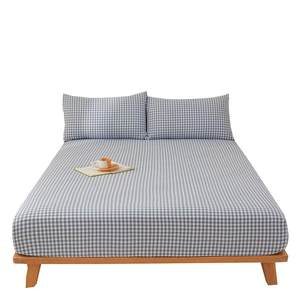 Class A pure cotton washed cotton bed sheet, single piece, 100% cotton single double bed cover, three piece set, Ximengsi mattress protective cover Class A pure cotton washed cotton bed sheet, single piece, 100% cotton single double bed cover, three piece set, Ximengsi mattress protective cover