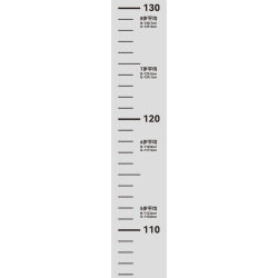 Children's height measuring instrument with wallpaper Children's height measuring instrument with wallpaper