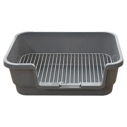 Dog toilet dog sand box metal mesh rack to prevent stuttering and splashing Dog toilet dog sand box metal mesh rack to prevent stuttering and splashing