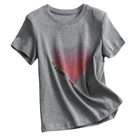 A slim round neck short-sleeved T-shirt can be worn with a leopard print skirt for women's fashion suit C795
A slim round neck short-sleeved T-shirt can be worn with a leopard print skirt for women's fashion suit C795
