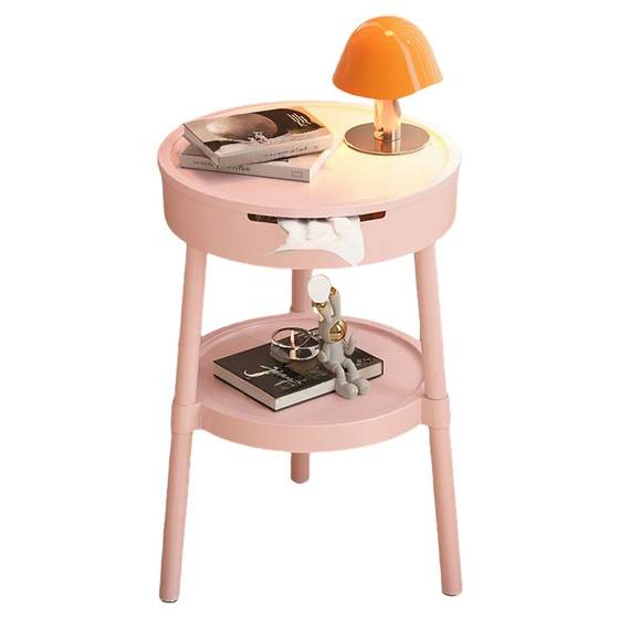Sofa side table movable coffee table minimalist cream style small round table corner table creative mini bedside storage table
Sofa side table movable coffee table minimalist cream style small round table corner table creative mini bedside storage table