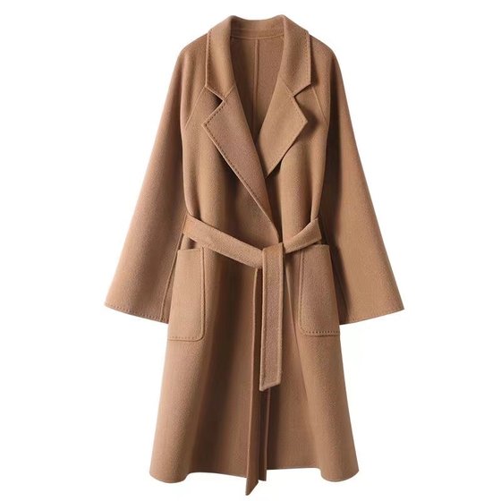 High-end double-sided wool coat for women with lace-up mid-length style over the knee 100% wool 2025 new slim woolen jacket
High-end double-sided wool coat for women with lace-up mid-length style over the knee 100% wool 2025 new slim woolen jacket