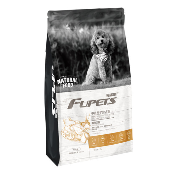 Fupais duck meat pear formula dog food full price small and medium-sized universal golden retriever bibie adult puppy staple food relief 12kg
Fupais duck meat pear formula dog food full price small and medium-sized universal golden retriever bibie adult puppy staple food relief 12kg